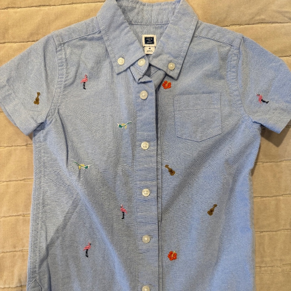 Janie and Jack tropical button up
